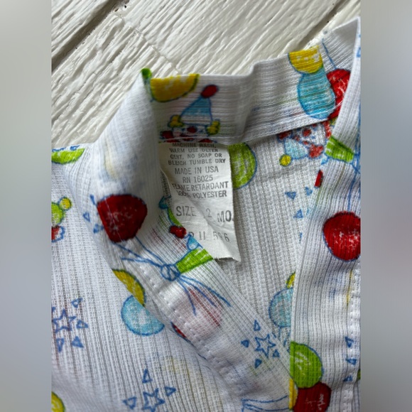 vintage clown romper 12 months baby - Picture 3 of 7